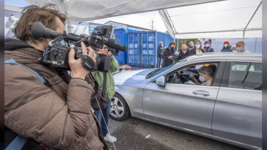 Impfaktion Supermarkt Pforzheim