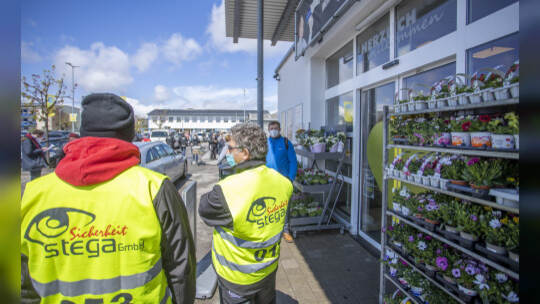 Impfaktion Supermarkt Pforzheim
