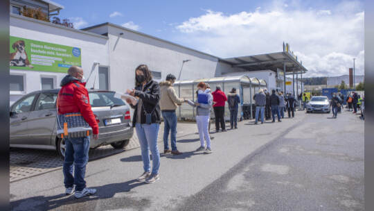 Impfaktion Supermarkt Pforzheim