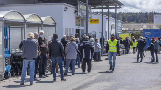 Impfaktion Supermarkt Pforzheim