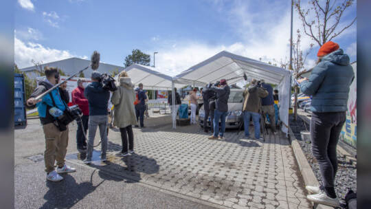 Impfaktion Supermarkt Pforzheim