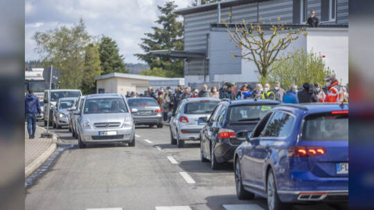 Impfaktion Supermarkt Pforzheim