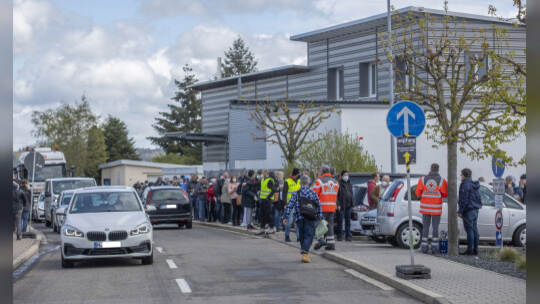 Impfaktion Supermarkt Pforzheim