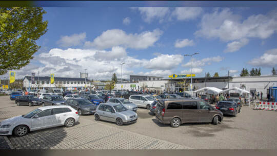 Impfaktion Supermarkt Pforzheim