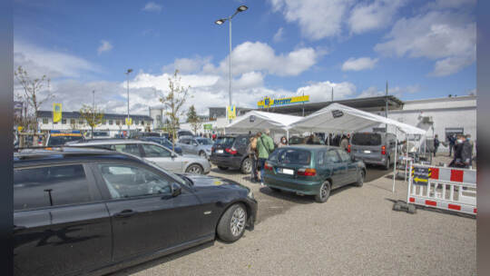 Impfaktion Supermarkt Pforzheim