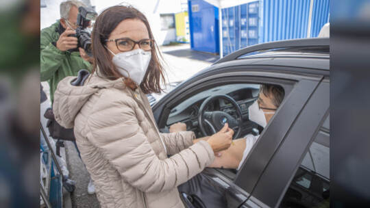 Impfaktion Supermarkt Pforzheim