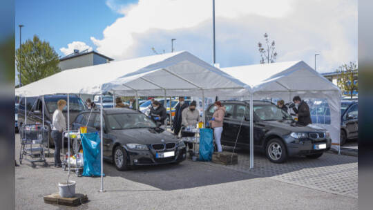 Impfaktion Supermarkt Pforzheim