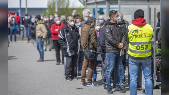 Impfaktion Supermarkt Pforzheim