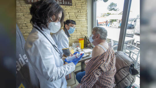Impfaktion Supermarkt Pforzheim