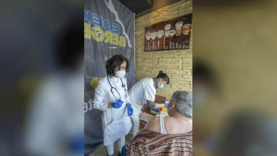 Impfaktion Supermarkt Pforzheim