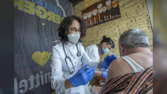 Impfaktion Supermarkt Pforzheim