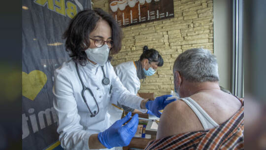 Impfaktion Supermarkt Pforzheim