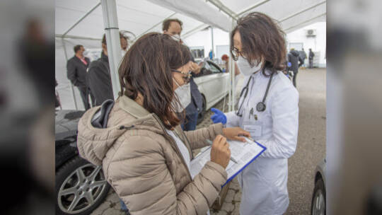 Impfaktion Supermarkt Pforzheim