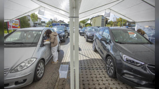 Impfaktion Supermarkt Pforzheim