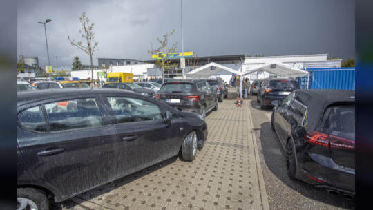 Impfaktion Supermarkt Pforzheim