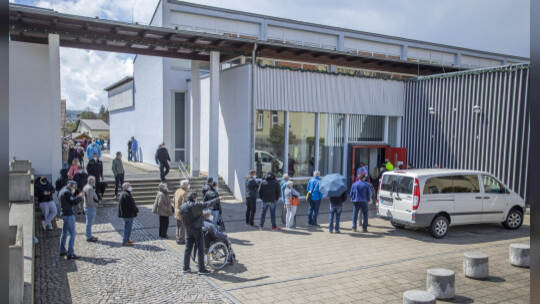 Impfaktion Supermarkt Pforzheim