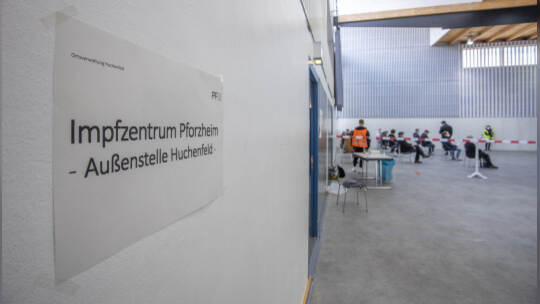 Impfaktion Supermarkt Pforzheim