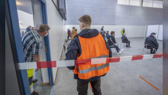 Impfaktion Supermarkt Pforzheim