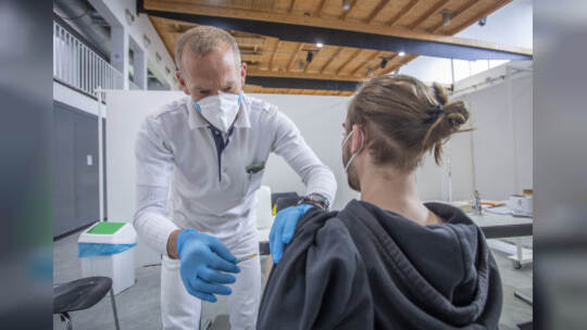 Impfaktion Supermarkt Pforzheim