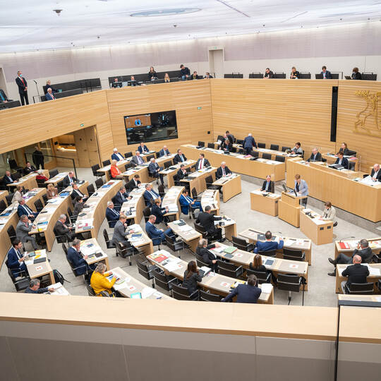 Landtagssitzung Baden-Württemberg