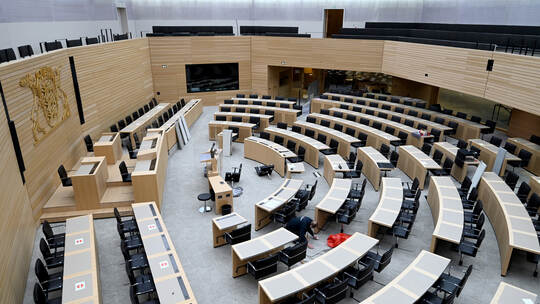 Landtag wird für konstituierende Sitzung gerüstet