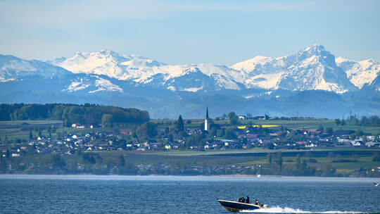 Sommerliche Temperaturen am Bodensee