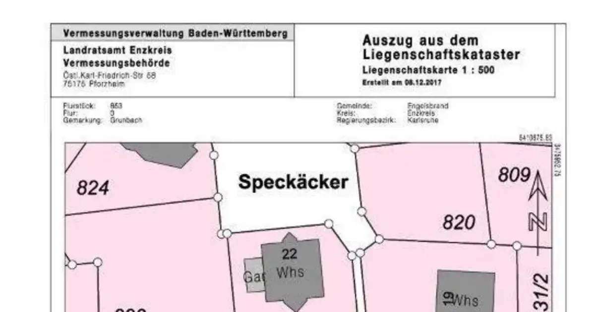 Wichtig für Grundstücks-Besitzer und Häuslebauer: Lagekarten direkt ...