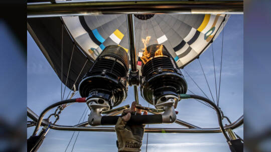 Gasometer Heißluftballon