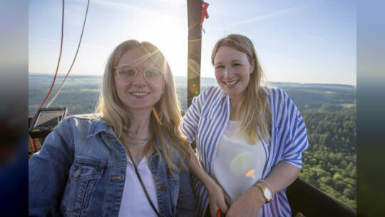 Gasometer Heißluftballon