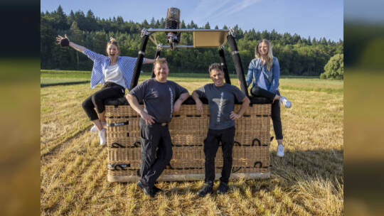 Gasometer Heißluftballon