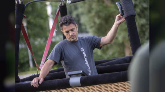 Gasometer Heißluftballon