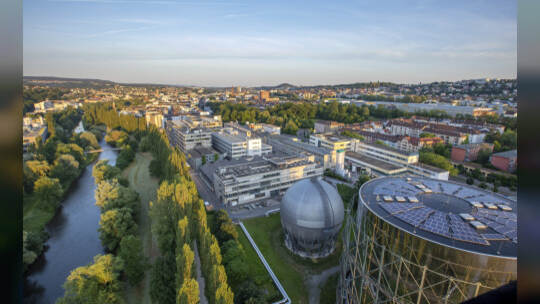 Gasometer Heißluftballon