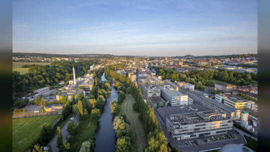 Gasometer Heißluftballon