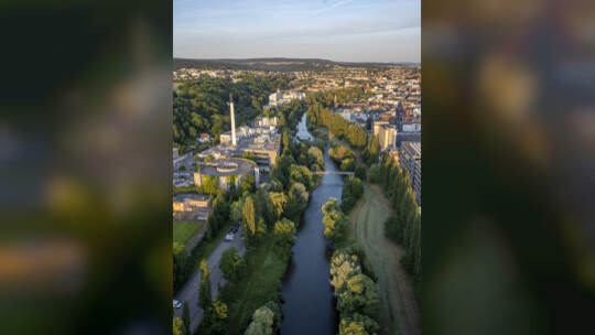 Gasometer Heißluftballon