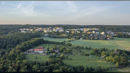 Gasometer Heißluftballon