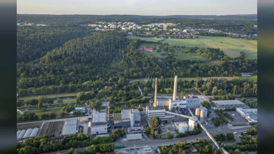 Gasometer Heißluftballon