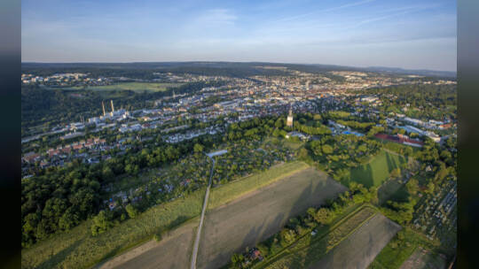 Gasometer Heißluftballon