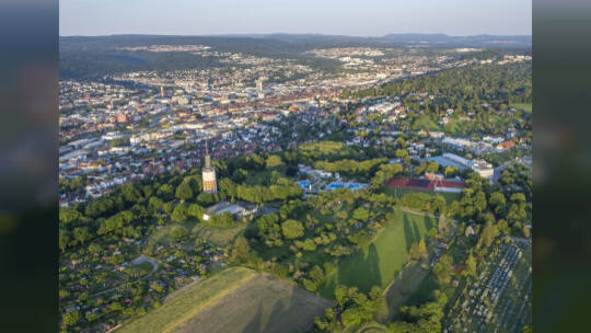 Gasometer Heißluftballon