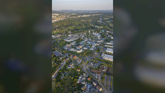 Gasometer Heißluftballon