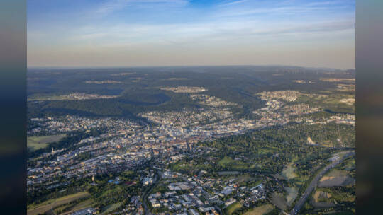 Gasometer Heißluftballon