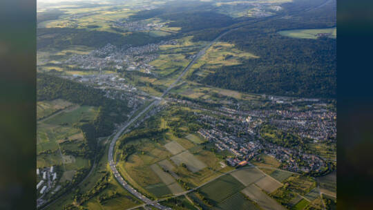 Gasometer Heißluftballon