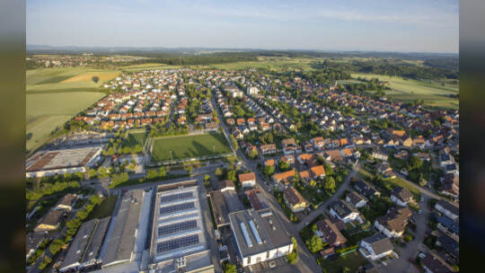Gasometer Heißluftballon