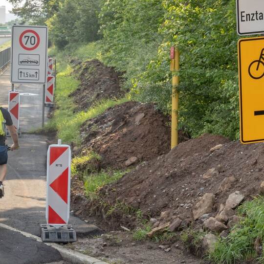 Umleitung Enztalradweg
