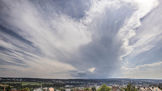 Unwetter Pforzheim Wartberg