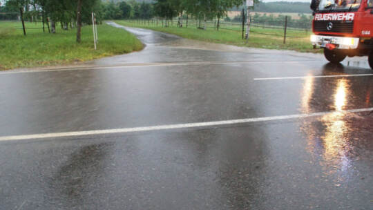 Neuhausen: Unwetter fordert die Feuerwehr