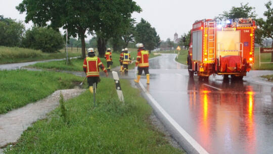 Neuhausen: Unwetter fordert die Feuerwehr