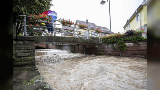 Starkregen und Sturm in Pforzheim & Region