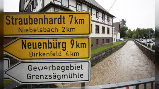 Starkregen und Sturm in Pforzheim & Region
