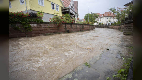 Starkregen und Sturm in Pforzheim & Region