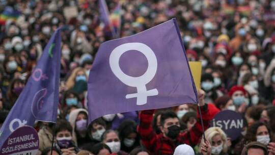 Frauenrechtsdemonstration Frauenrechtsdemonstration